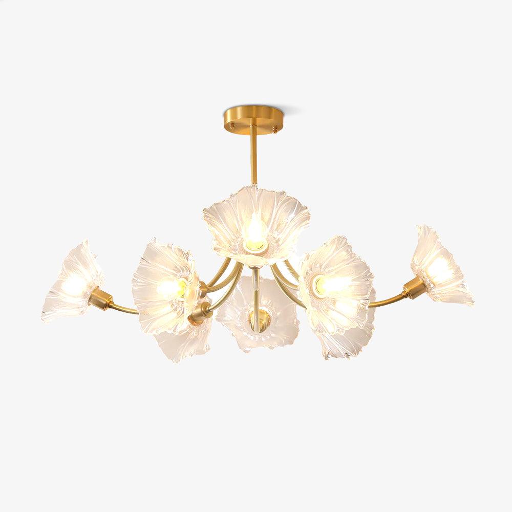 Lumiéra - Kalin Floral Glass Chandelier