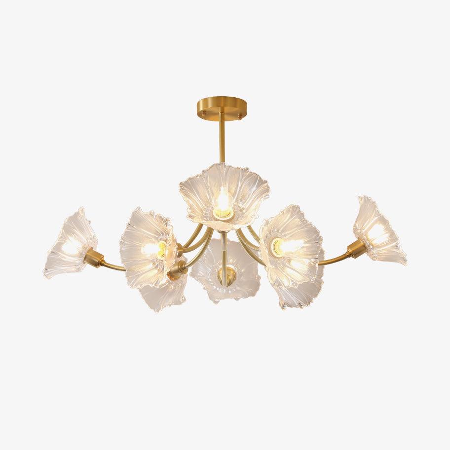 Lumiéra - Kalin Floral Glass Chandelier