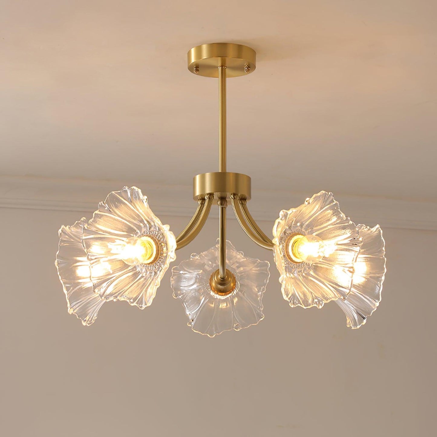 Lumiéra - Kalin Floral Glass Chandelier