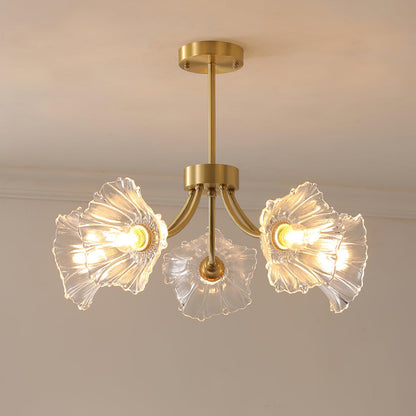 Lumiéra - Kalin Floral Glass Chandelier