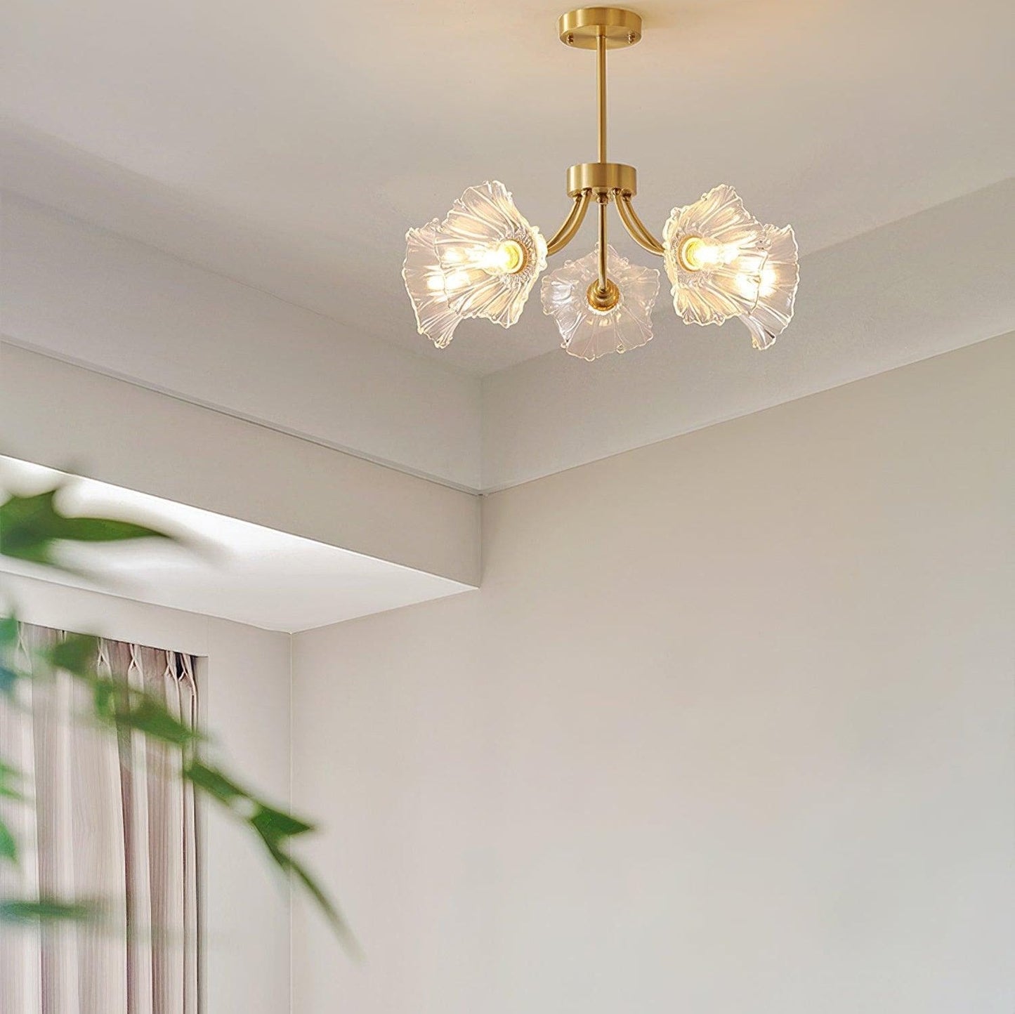 Lumiéra - Kalin Floral Glass Chandelier