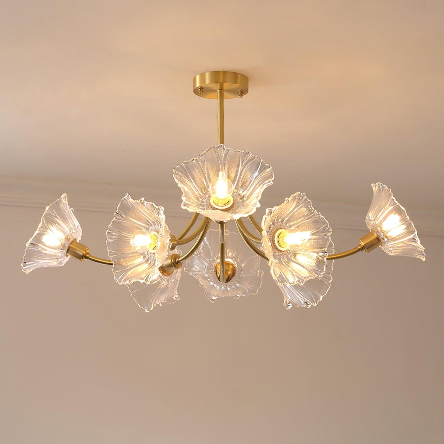 Lumiéra - Kalin Floral Glass Chandelier