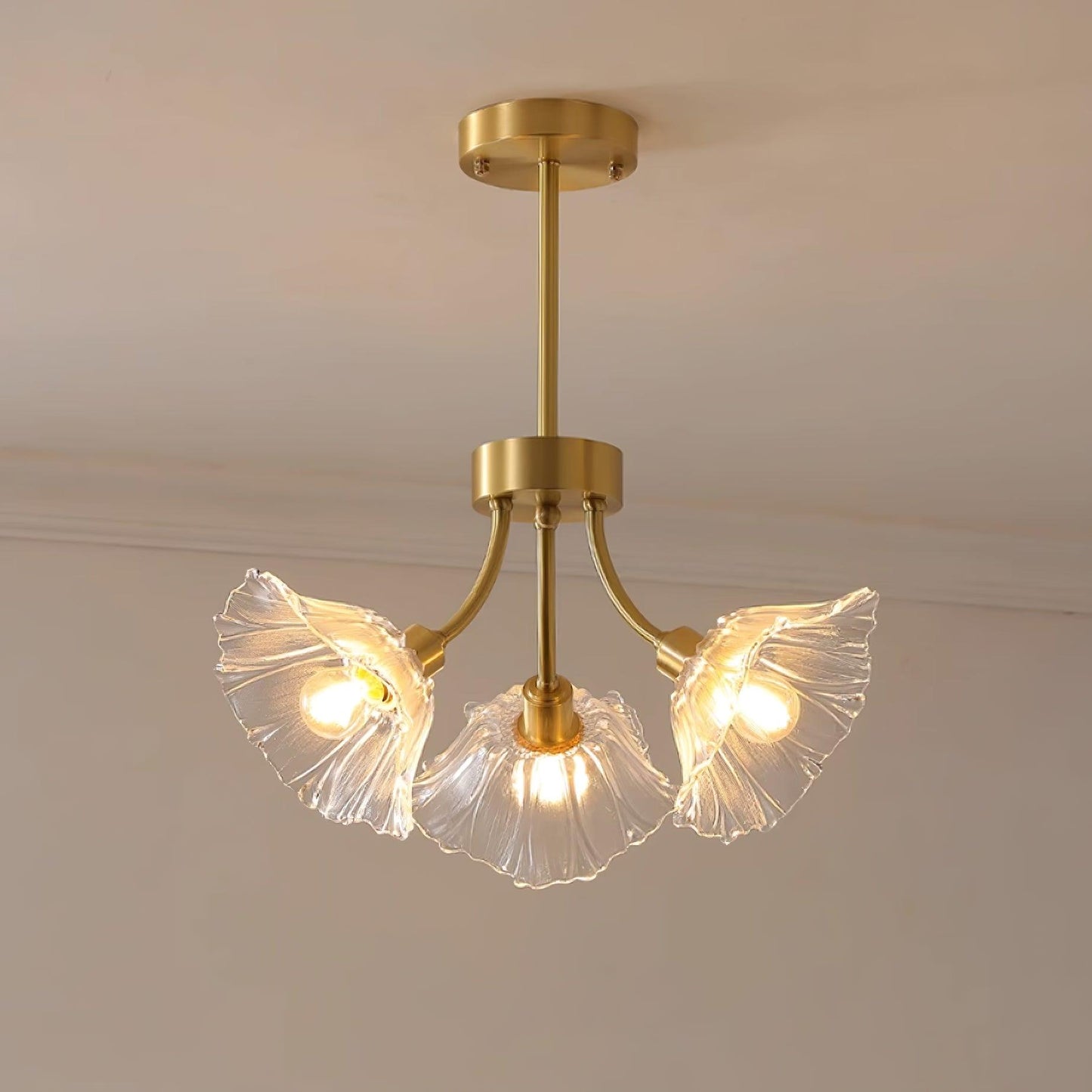 Lumiéra - Kalin Floral Glass Chandelier