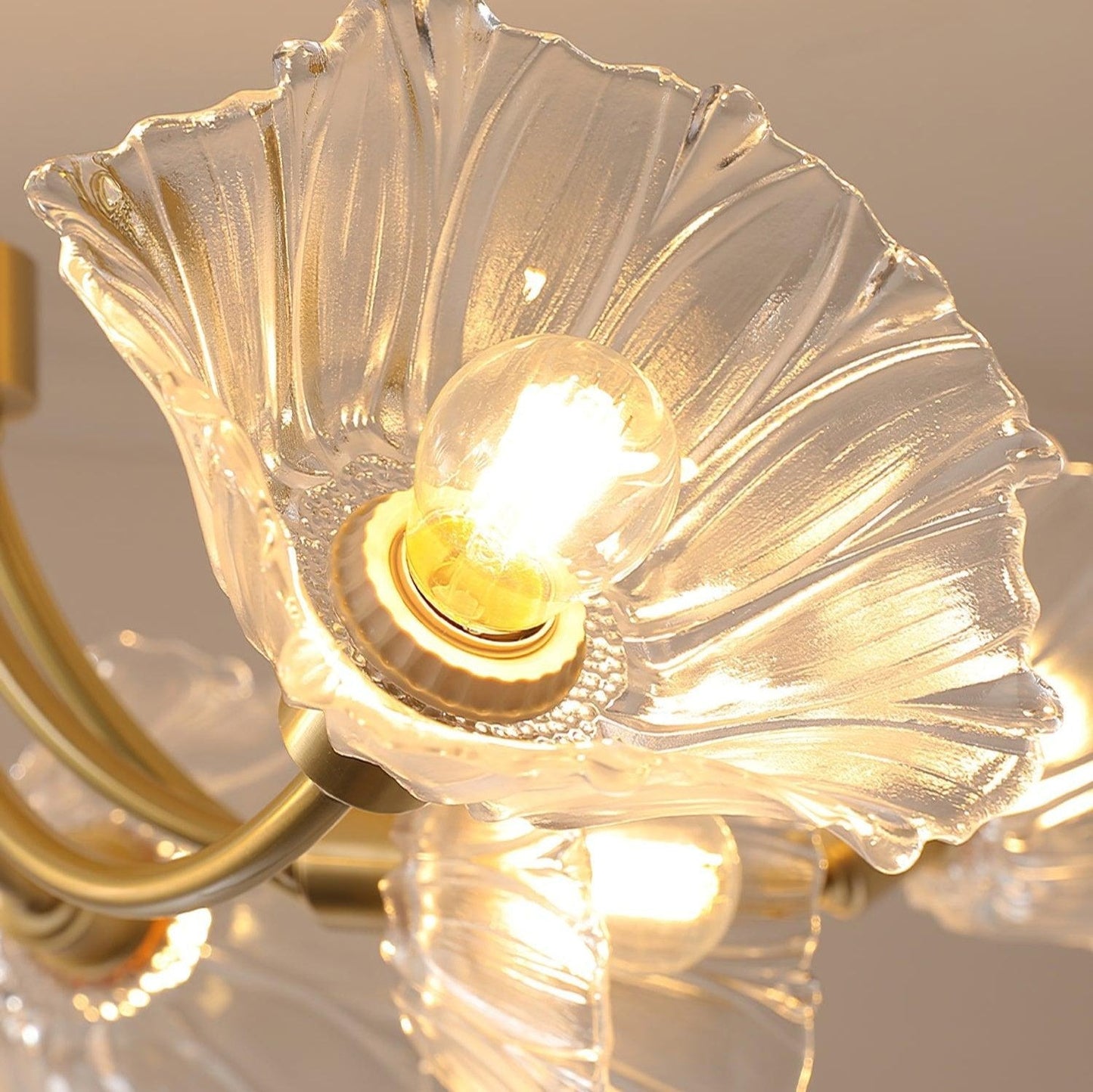 Lumiéra - Kalin Floral Glass Chandelier