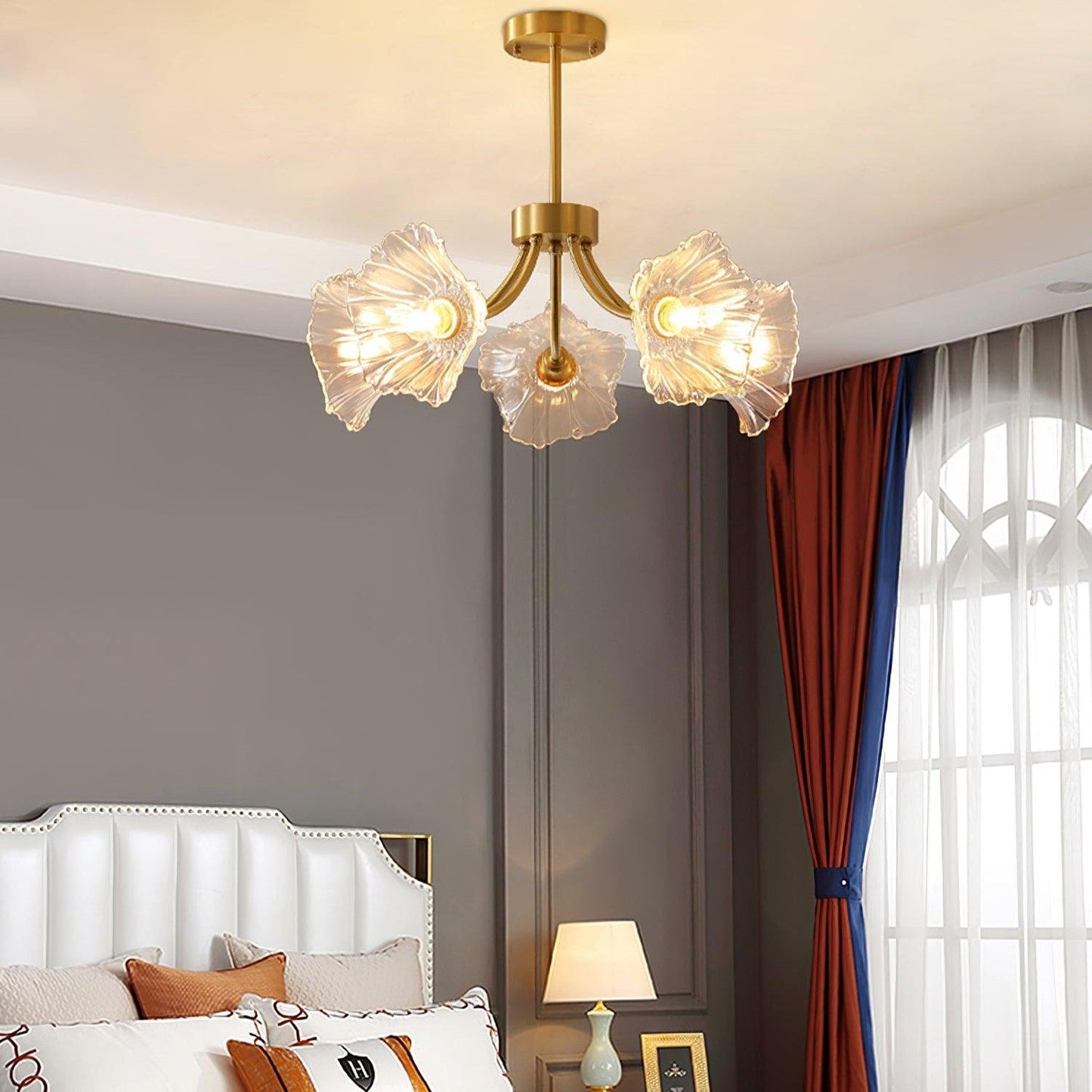 Lumiéra - Kalin Floral Glass Chandelier