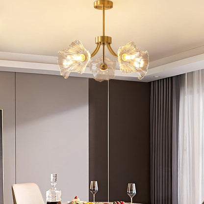 Lumiéra - Kalin Floral Glass Chandelier