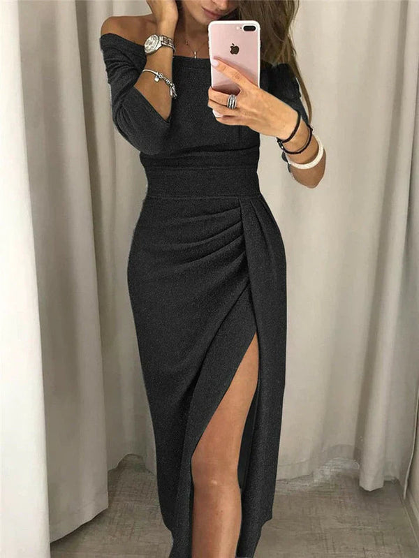 Katharina | Modern Style Glitter Dress 1