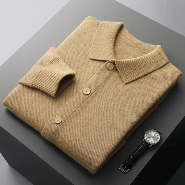 Leon – Men's Classic Wool Cardigan