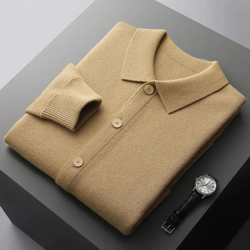 Leon – Men's Classic Wool Cardigan