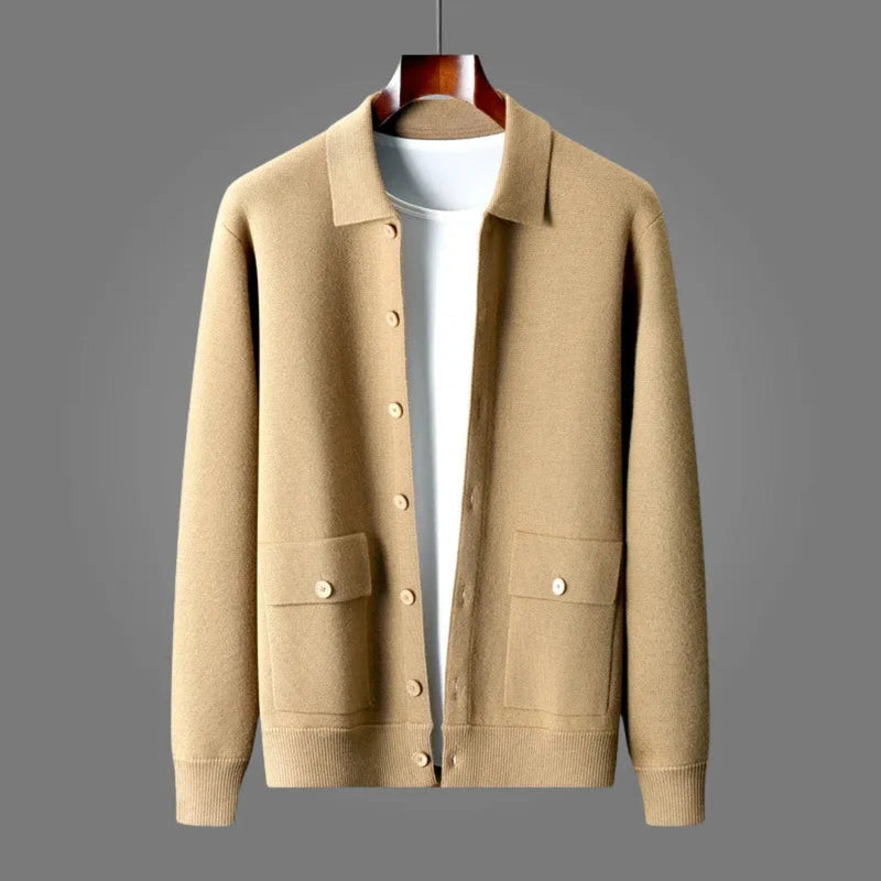 Leon – Men's Classic Wool Cardigan