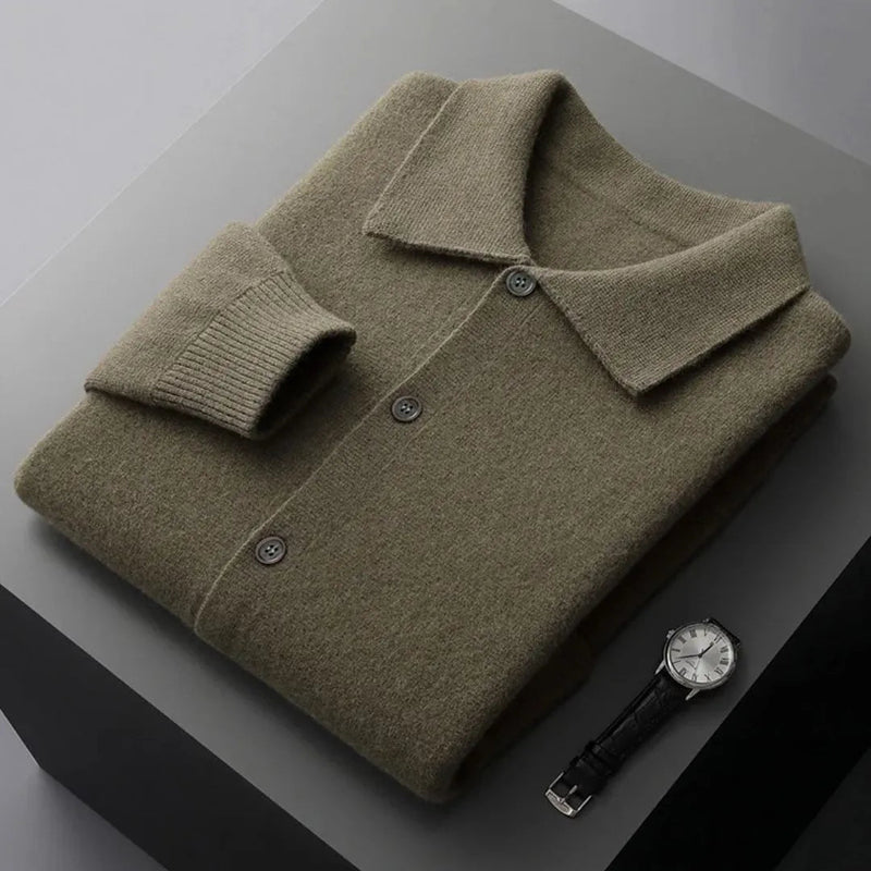 Leon – Men's Classic Wool Cardigan