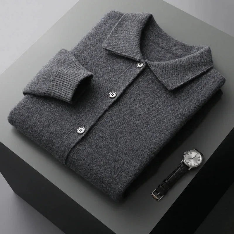 Leon – Men's Classic Wool Cardigan