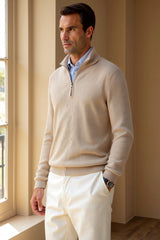 Arden - Men’s Wool Half-Zip Sweater