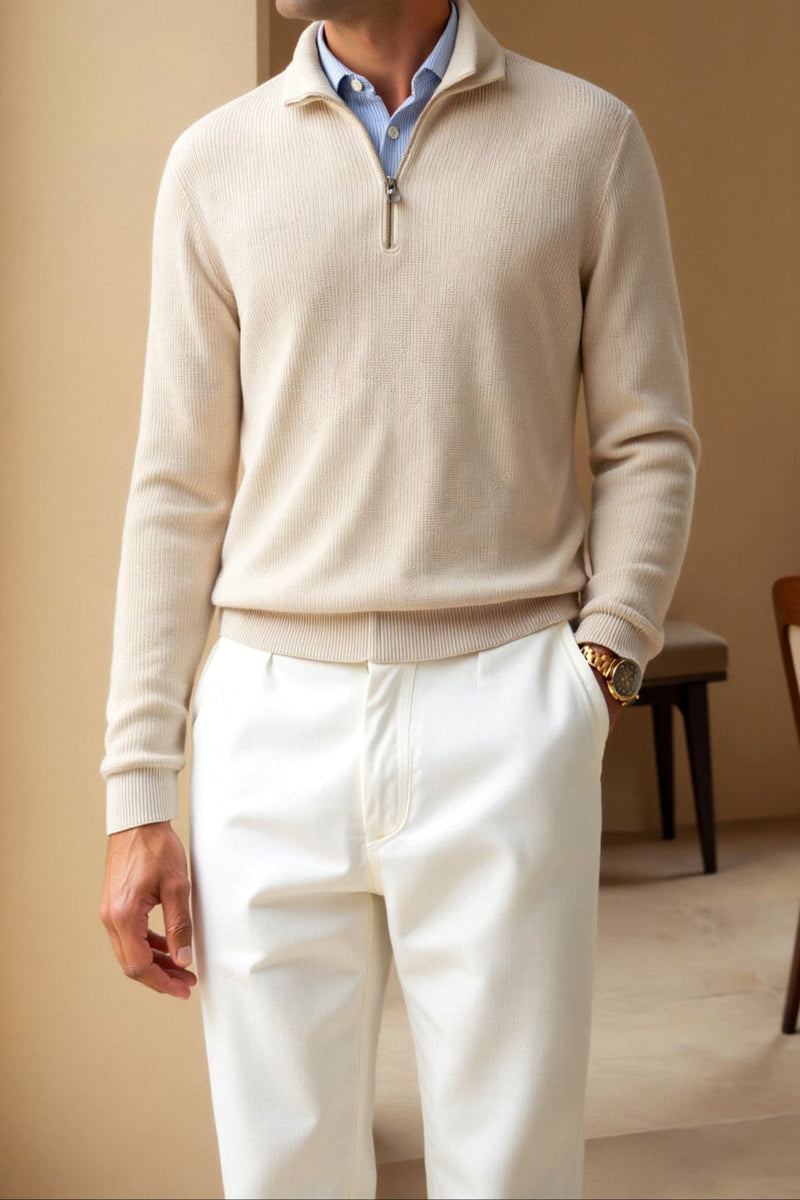 Arden - Men’s Wool Half-Zip Sweater