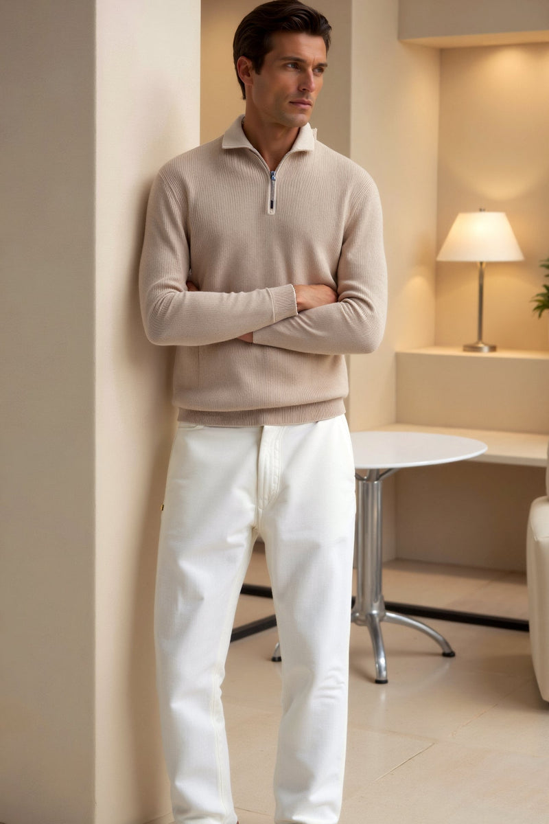 Arden - Men’s Wool Half-Zip Sweater