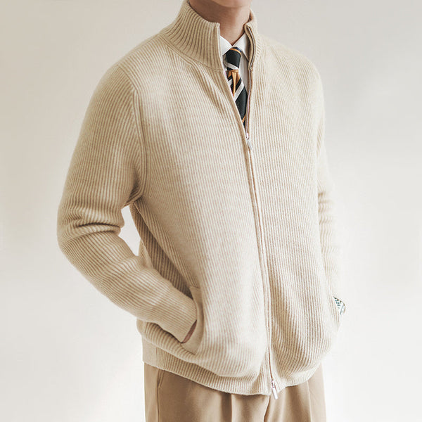 Milo – Men’s Ribbed Knit Cardigan