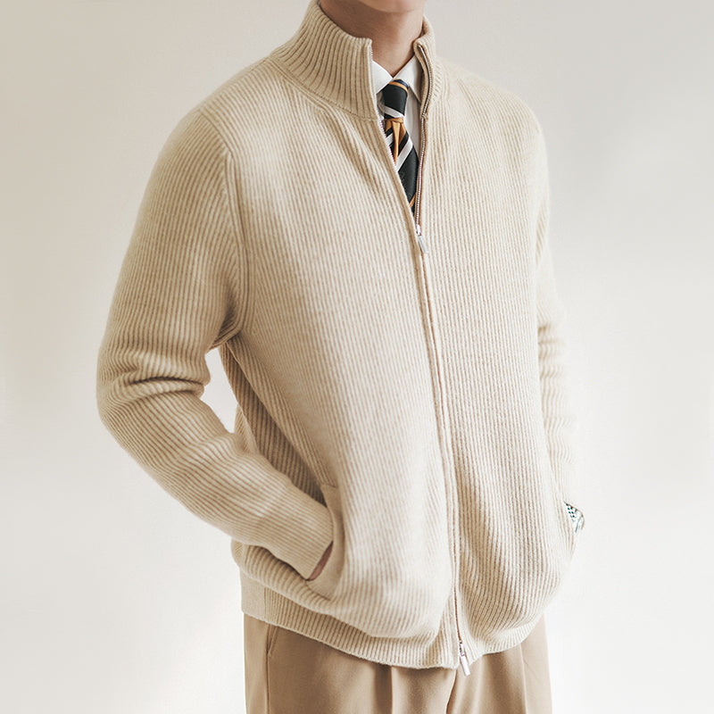 Milo – Men’s Ribbed Knit Cardigan