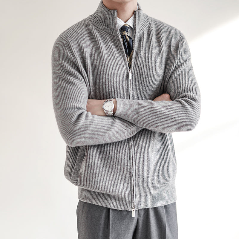 Milo – Men’s Ribbed Knit Cardigan