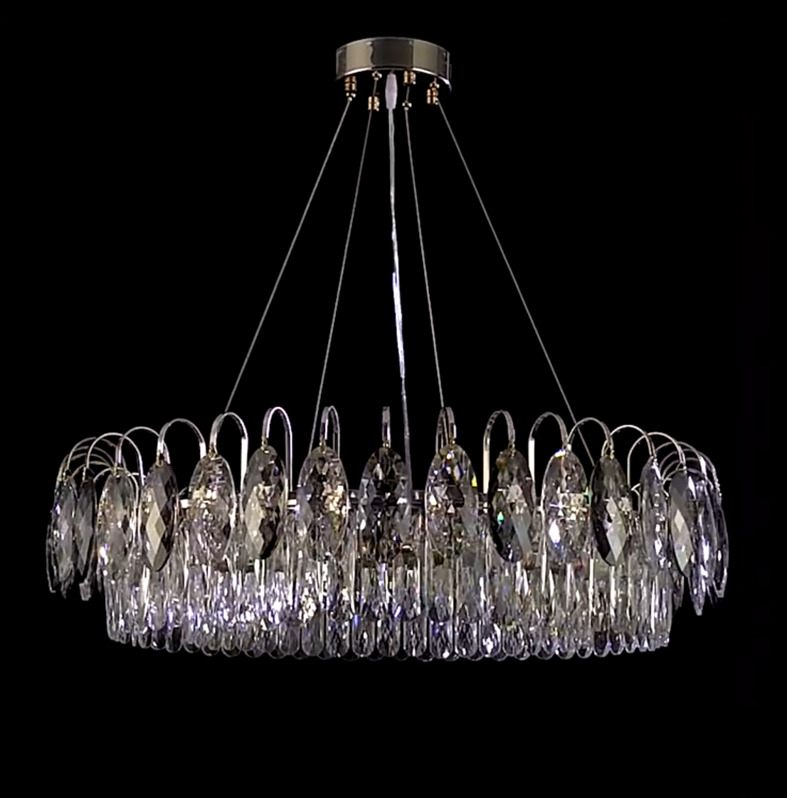 CrystalGlow - Modern K9 Crystal Chandelier