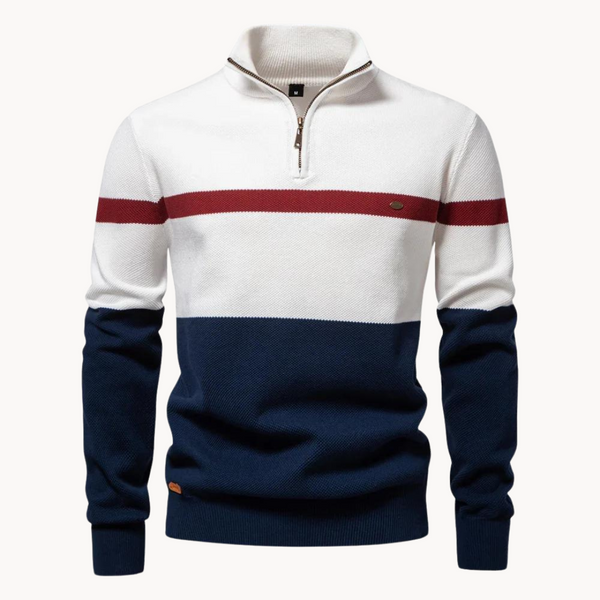 Lukas – Classic Men's Cotton Crewneck Sweater