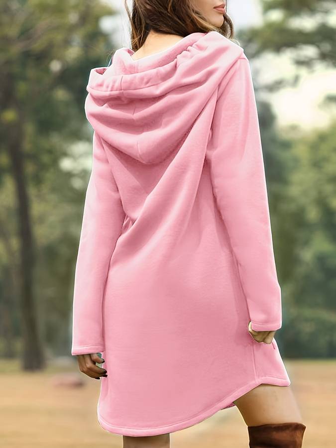 Laura | Casual long-sleeved hoodie dress 7