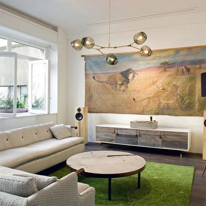 StellaLume - Modern Glass Chandelier