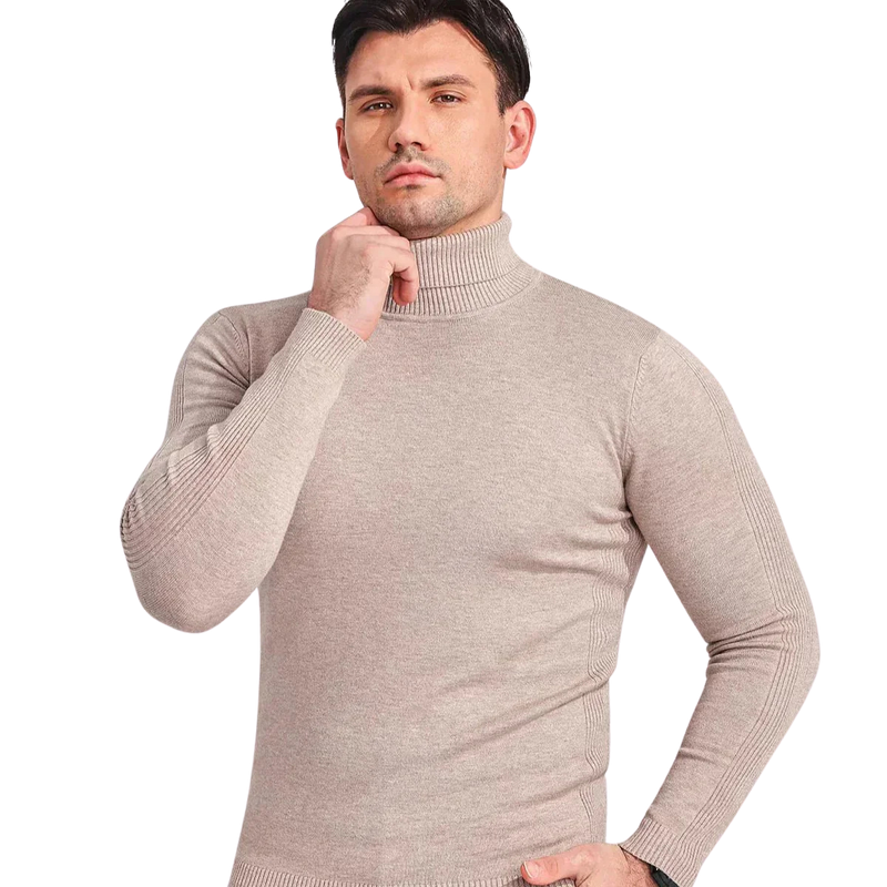 Luca | Luxurious cashmere turtleneck sweater 2