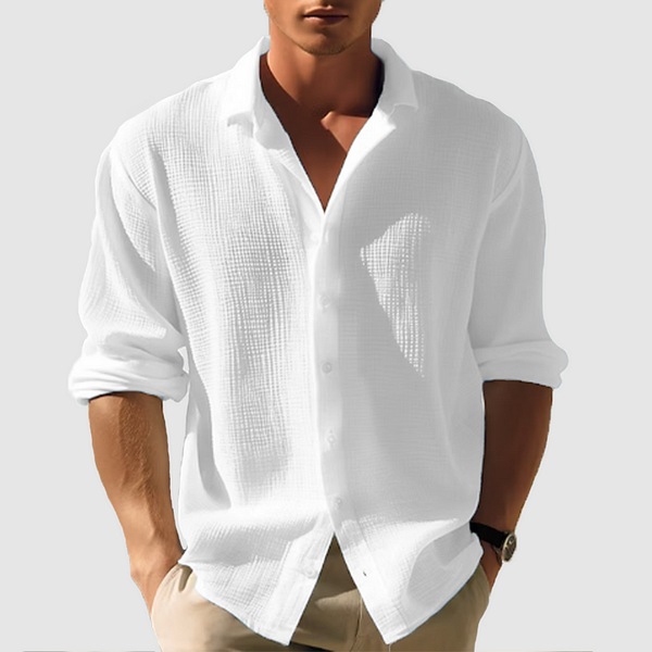 Luca | Men's long-sleeved shirt made of high-quality cotton 1