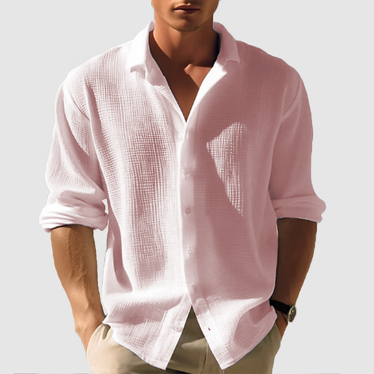 Luca | Men's long-sleeved shirt made of high-quality cotton 3
