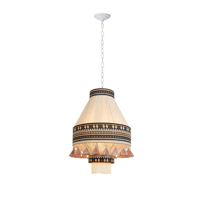 LumaBoho - Chic Bohemian Fringe Pendant Light