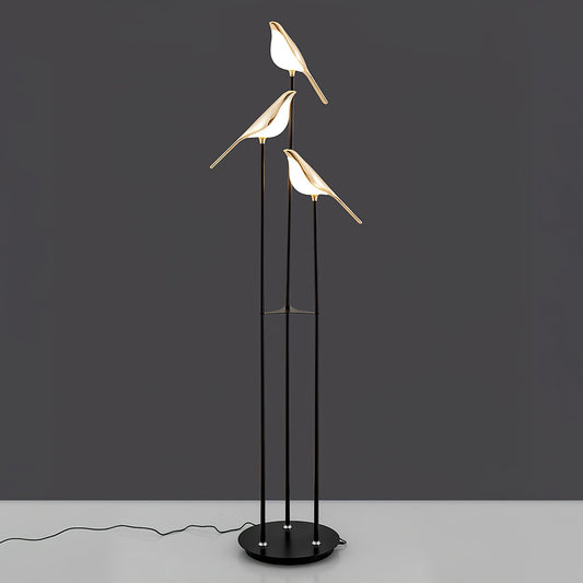 PerchGlow - Modern Magpie Floor Lamp