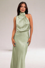 Maria | Glamorous satin dress 0