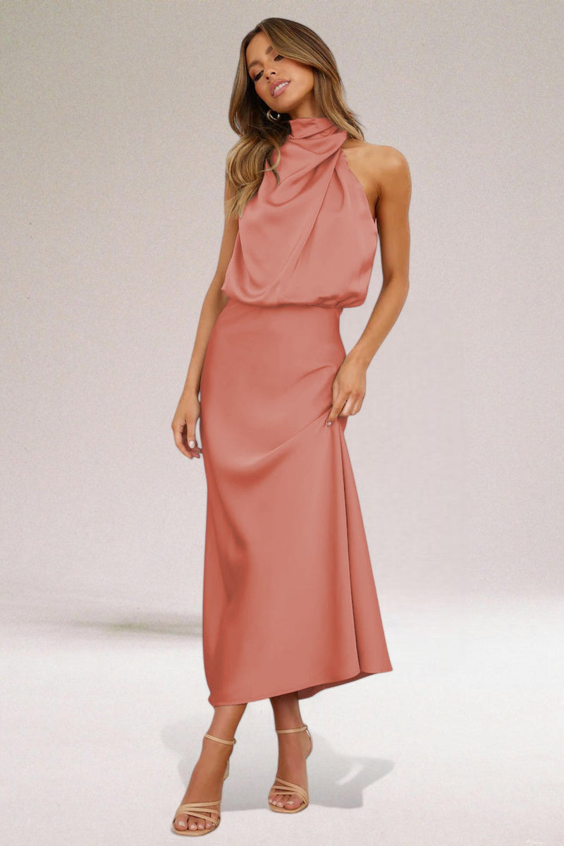Maria | Glamorous satin dress 2