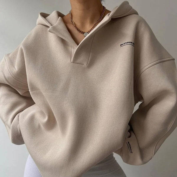 Maria | Oversized Cotton Hoodie 1