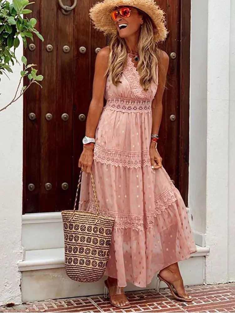Maxi dress - Boho summer dress long 7