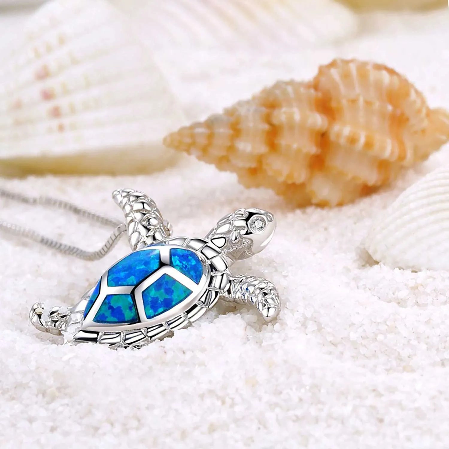 Wisdom and longevity turtle necklace 2