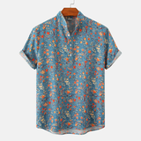 Men's Hawaiian Shirt with Unique Tropical Design – Lightweight Casual Summer Shirt for Relaxed Style 0