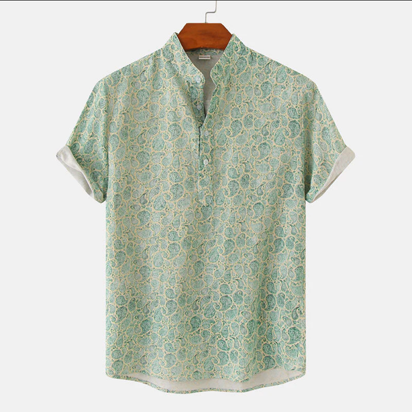 Men's Hawaiian Shirt with Unique Tropical Design – Lightweight Casual Summer Shirt for Relaxed Style 2