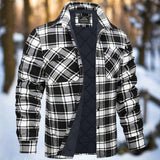 Men’s Shirt Jacket – Flannel Quilted – Relaxed Fit – Snap Front – Chest Pockets 2