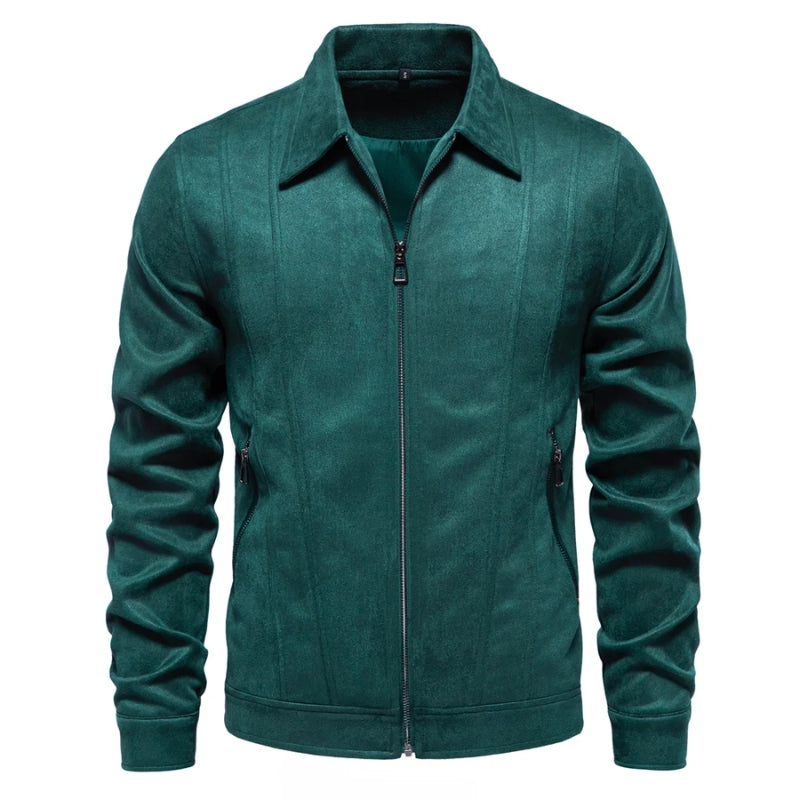 Men’s Tailored Jacket – Wool Blend – Zip Front – Hip Length 3