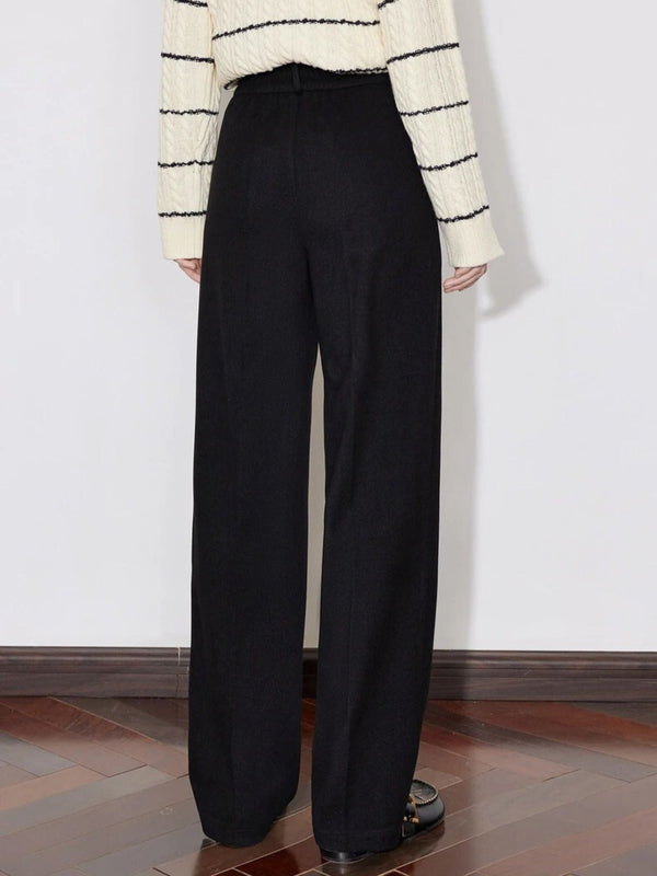 Lena – Women's Mid-Rise Wool Pants