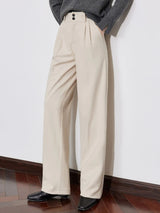 Lena – Women's Mid-Rise Wool Pants