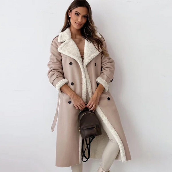 Mila – Women’s Long Layered Coat