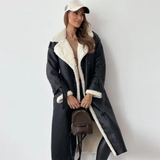 Mila – Women’s Long Layered Coat
