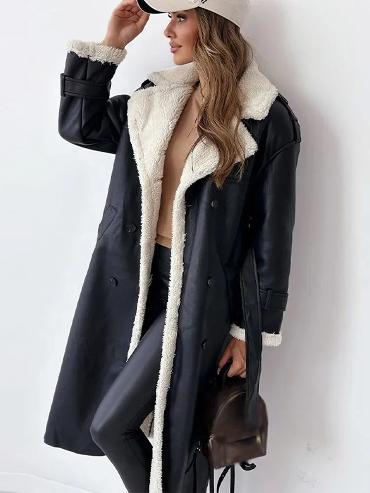 Mila – Women’s Long Layered Coat
