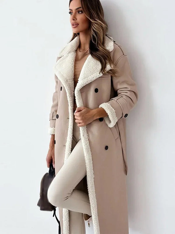 Mila – Women’s Long Layered Coat