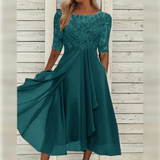 Lacie – Lace Bodice Women's Midi Dress