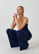 Luna – Sleek Sleeveless Women's Jumpsuit