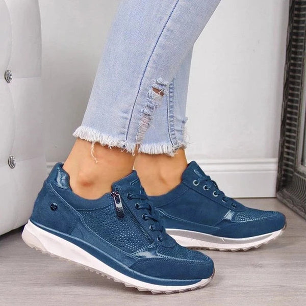Casual Women’s Sneakers with Zip