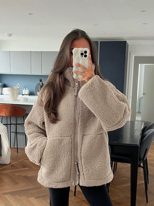 Skylar – Women’s Oversized Fleece Jacket